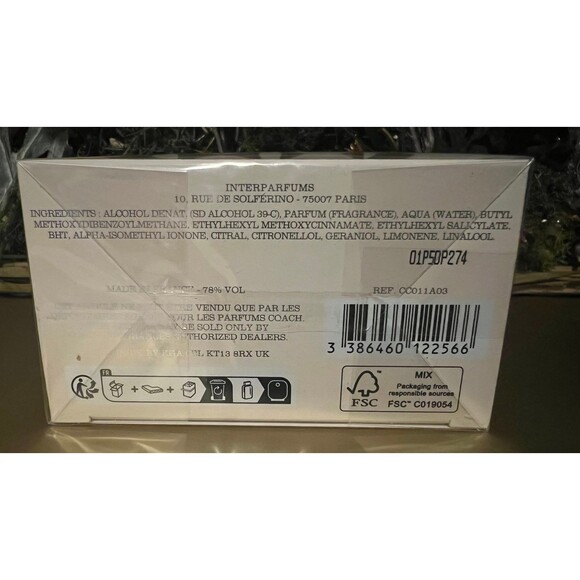 NIB D/C COACH Legacy EDP 1oz  Floral Woody Musk Legendary Women w/Timeless Grace - Picture 5 of 6